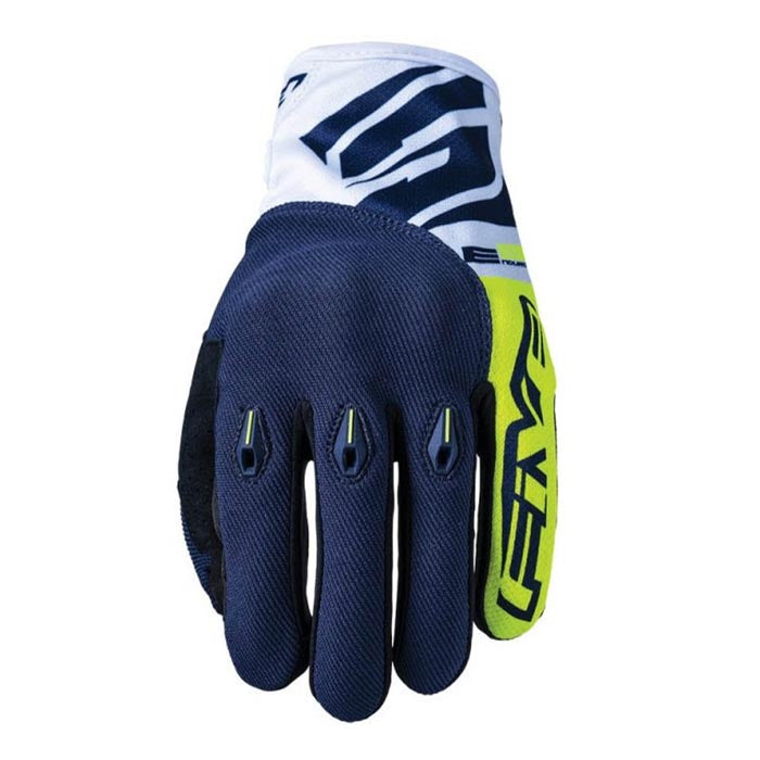 Guantes FIVE E3 Evo Yellow Fluo / Blue