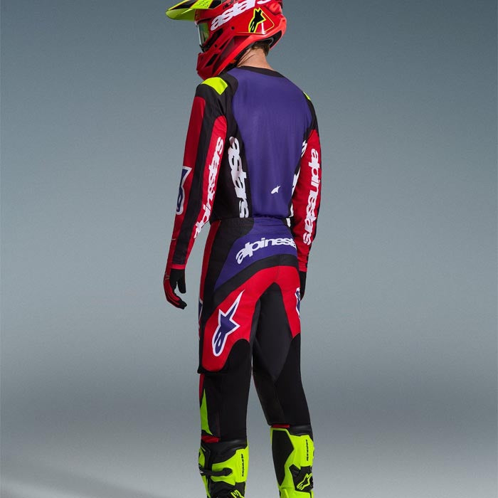 Jersey Alpinestars Fluid Grid 2026  Rojo/ Negro