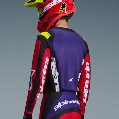 Jersey Alpinestars Fluid Grid 2026  Rojo/ Negro