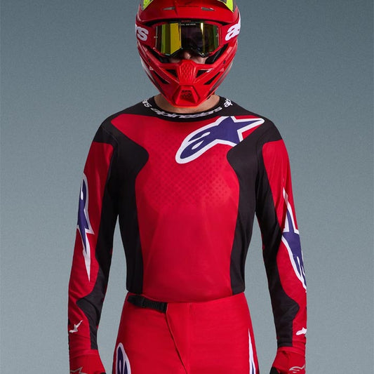 Jersey Alpinestars Fluid Grid 2026  Rojo/ Negro