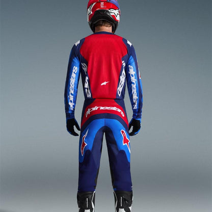 Jersey Alpinestars Fluid Grid 2026 Azul/Rojo