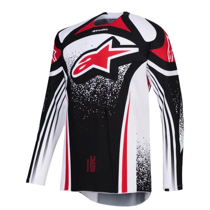 Jersey Alpinestars Techstar Nomur Blanco / Negro – Motoqueros Chile