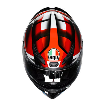 Casco AGV K1 S Fastlap Negro/Rojo/Azul
