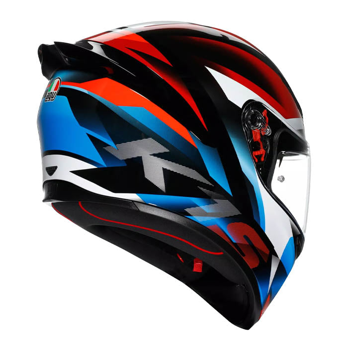 Casco AGV K1 S Fastlap Negro/Rojo/Azul