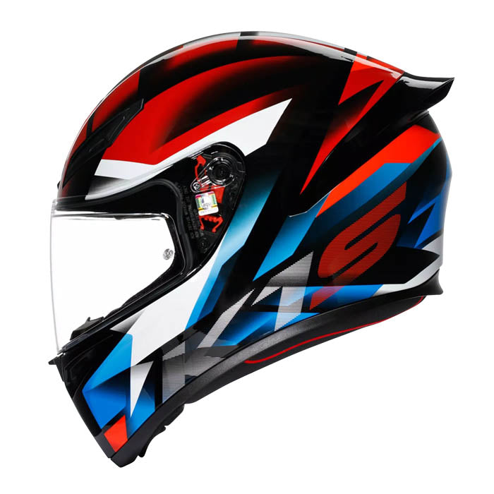Casco AGV K1 S Fastlap Negro/Rojo/Azul
