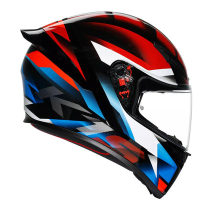 Casco AGV K1 S Fastlap Negro/Rojo/Azul