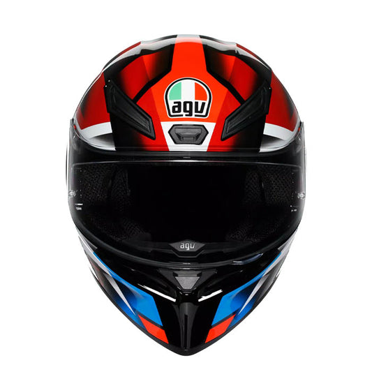 Casco AGV K1 S Fastlap Negro/Rojo/Azul