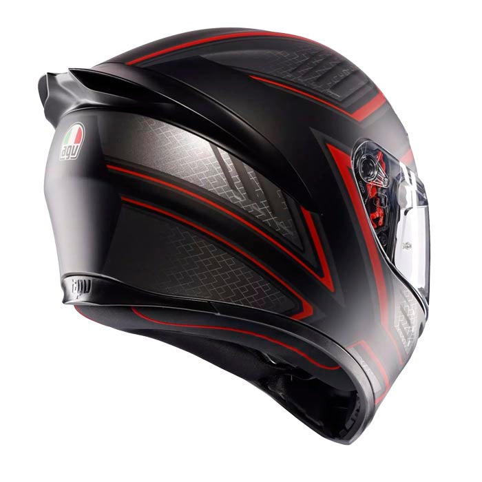 AGV K1 マットブラック/レッド Casco AGV K1 S Sling Matt Black / Red – Motoqueros Chile
