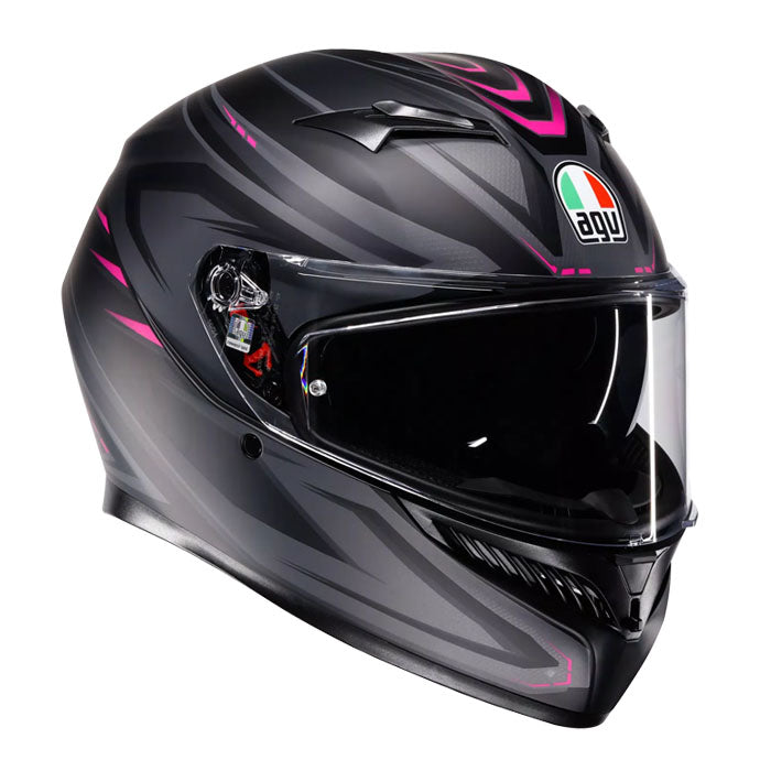 Casco AGV K3 SYTH MATT BLACK/PINK