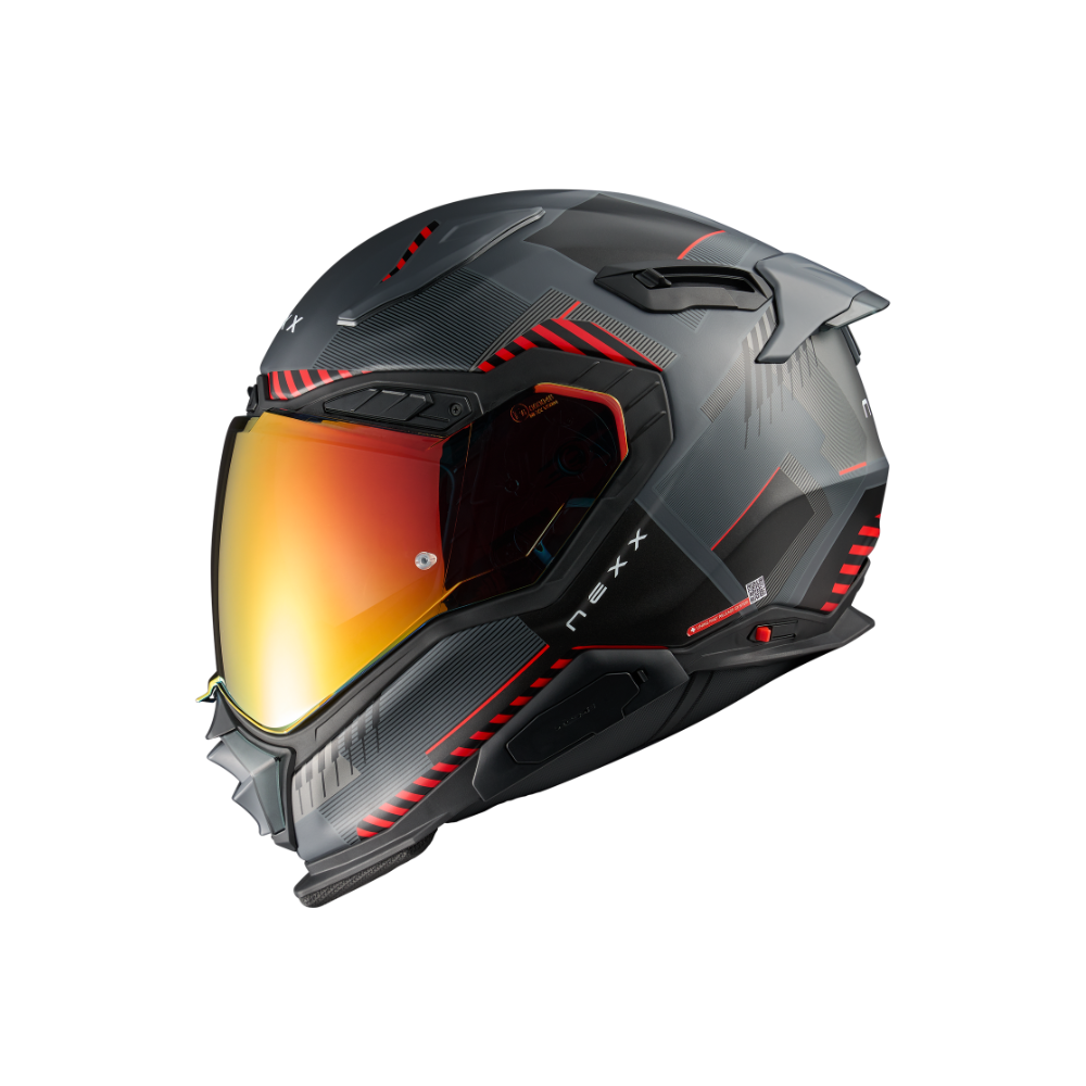 Casco Nexx X.WST3 FLUENCE GREY RED