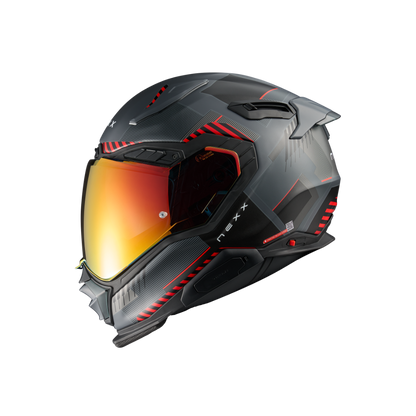 Casco Nexx X.WST3 FLUENCE GREY RED