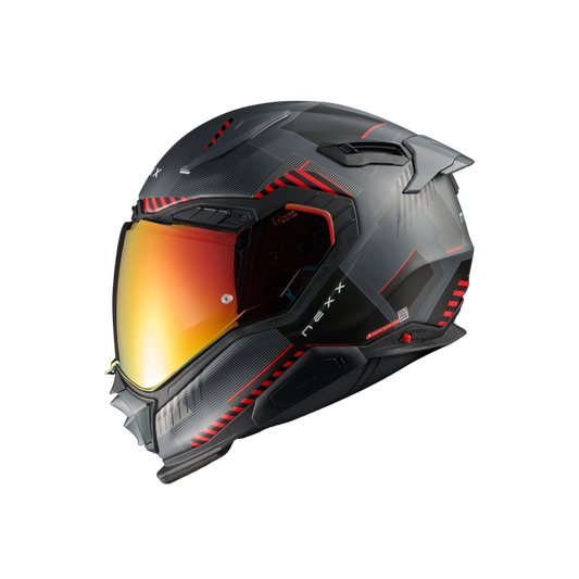Casco Nexx X.WST3 FLUENCE GREY RED