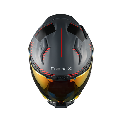 Casco Nexx X.WST3 FLUENCE GREY RED