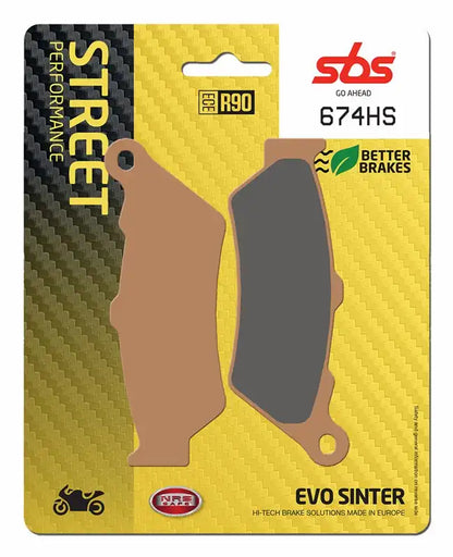 Pastillas de Freno Delantera/Trasera SBS 674HS