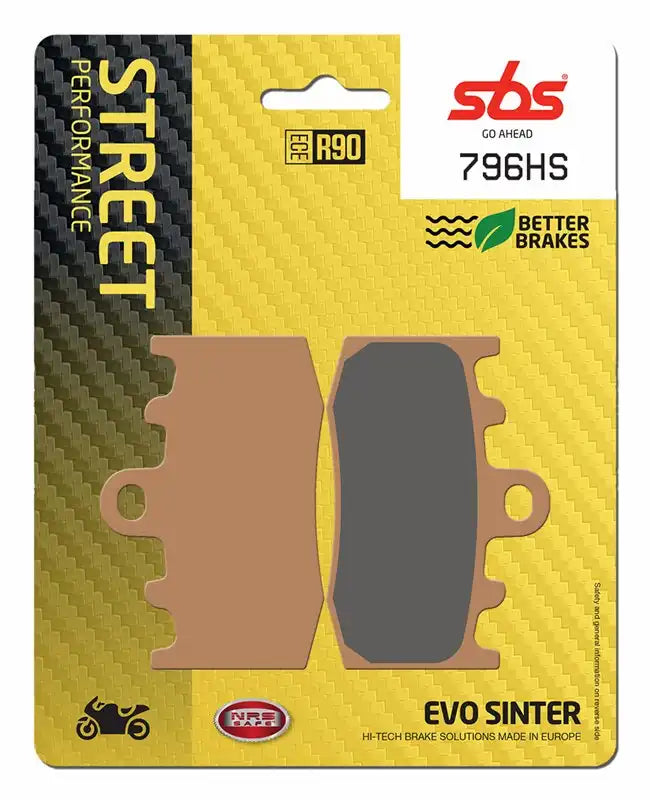 Pastillas de Freno Delantera SBS 796HS