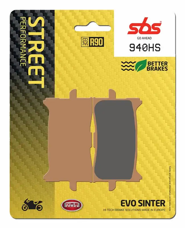 Pastillas de Freno Delantera SBS 940HS
