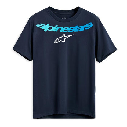 Polera Alpinestars Collared SS CSF Azul Oscuro