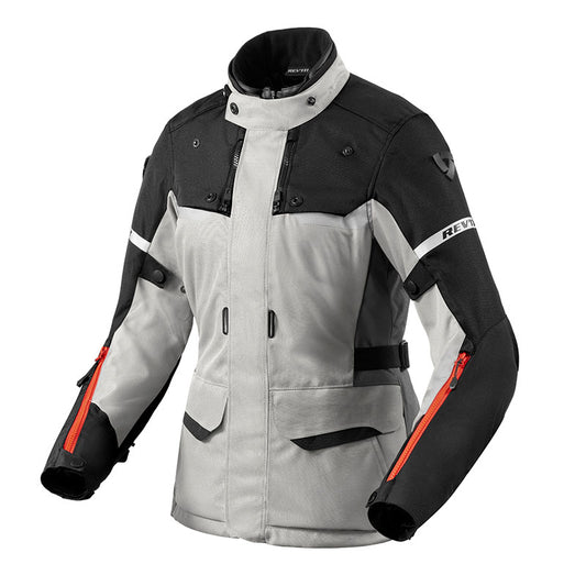 Chaqueta Rev’it! Outback 4 H2O Lady Plateada / Negra.