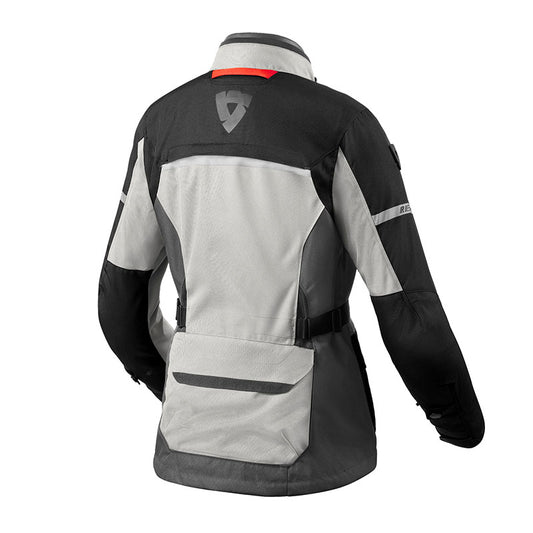 Chaqueta Rev’it! Outback 4 H2O Lady Plateada / Negra.