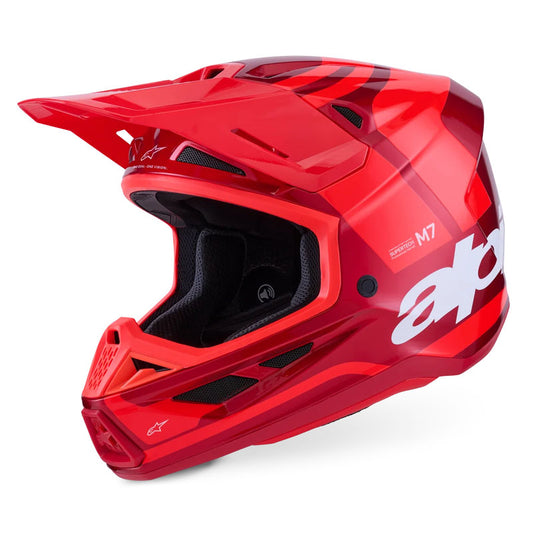Casco Alpinestars S-M7 Core Rojo Brillante