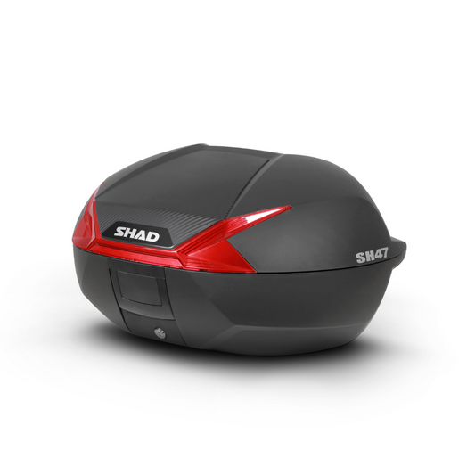Maleta para Moto Shad Top-Case SH-47 Rojo