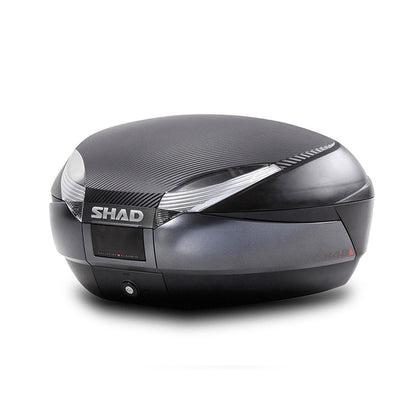 Maleta para Moto Shad Top-Case SH-48 Carbón + Respaldo