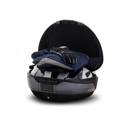 Maleta para Moto Shad Top-Case SH-48 Carbón + Respaldo