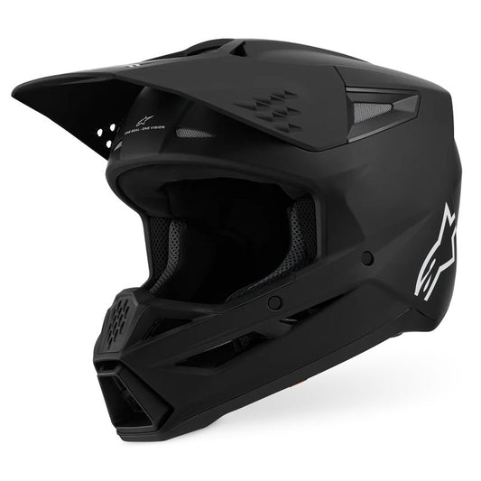 Casco Alpinestars S-M3 Solid Negro Mate
