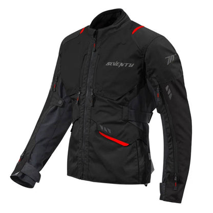 Chaqueta Seventy SD-JT67 Tanami Touring Negro/Rojo