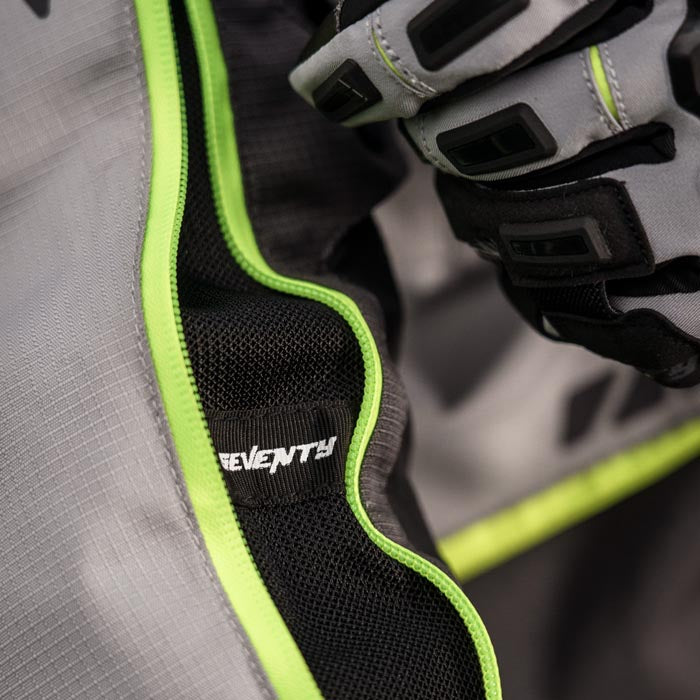 Chaqueta Seventy SD-JT67 Tanami Touring Negro/Gris/Amarillo