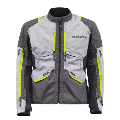 Chaqueta Seventy SD-JT67 Tanami Touring Negro/Gris/Amarillo