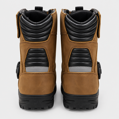 Botas Moto Calle Sierra Cafe/Negro KMZ