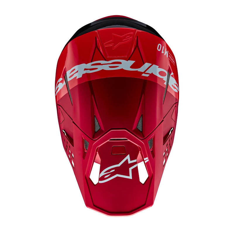 Casco ALPINESTARS Supertech S-M10 Flood Red / Fluo Red M&G