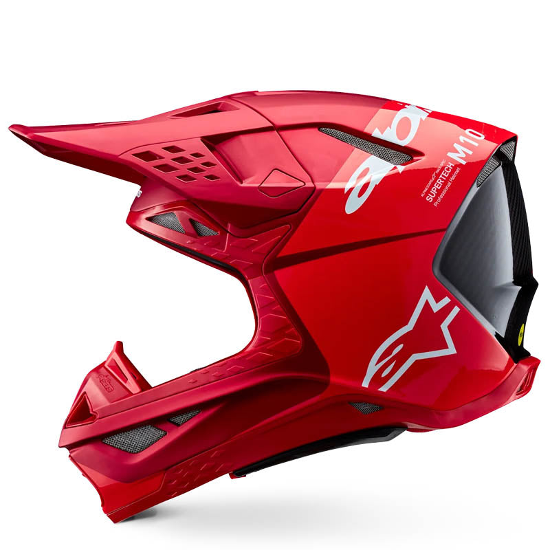 Casco ALPINESTARS Supertech S-M10 Flood Red / Fluo Red M&G