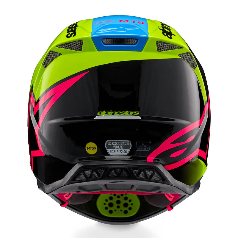 Casco ALPINESTARS Supertech S-M10 Unite Yellow Fluo
