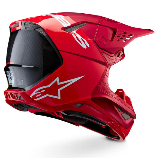 Casco ALPINESTARS Supertech S-M10 Flood Red / Fluo Red M&G
