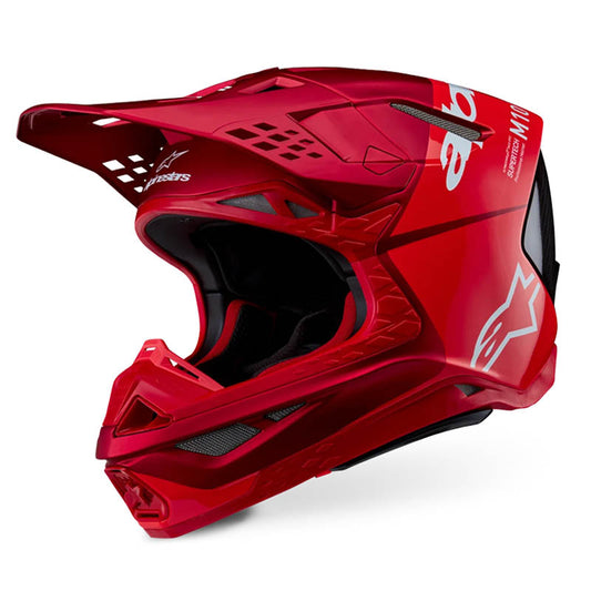 Casco ALPINESTARS Supertech S-M10 Flood Red / Fluo Red M&G