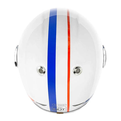 Casco T1 Allegiance Blanco/Rojo/Azul