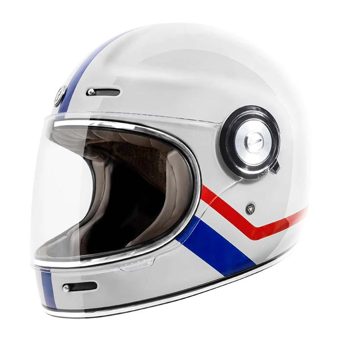Casco T1 Allegiance Blanco/Rojo/Azul