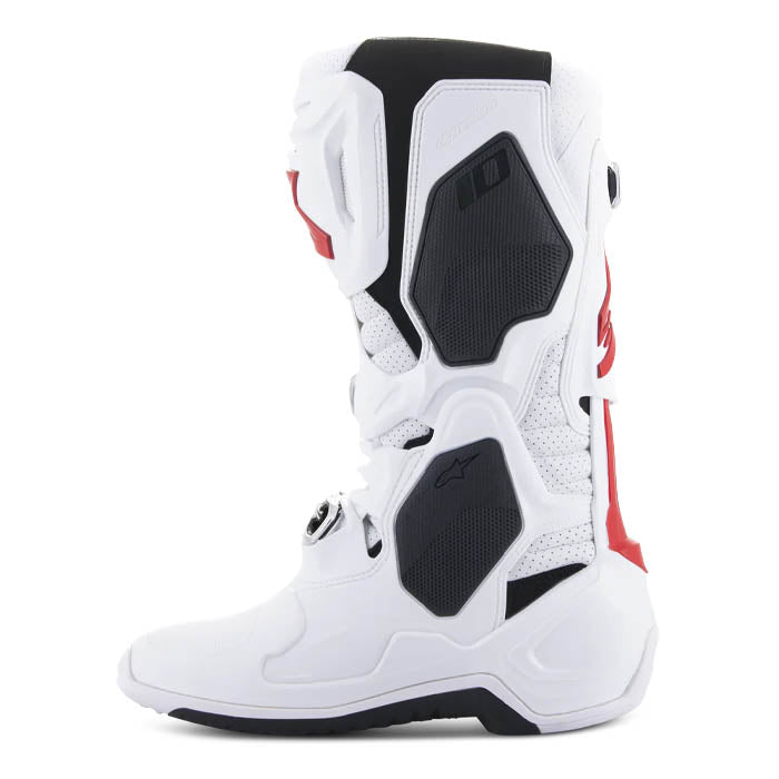 Botas Alpinestars Tech 10 Supervented Blancas / Rojas