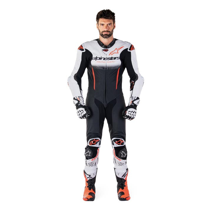 Traje / Mono ALPINESTARS GP-R7 Suit Blanco/ Negro/ Rojo