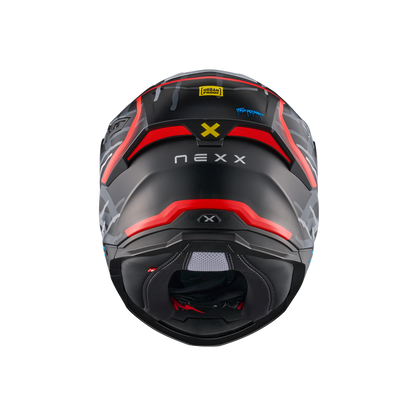 Casco Nexx Y.100R URBANGRAM BLACK RED