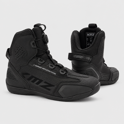 Zapatos Moto Calle Vivian Negro KMZ