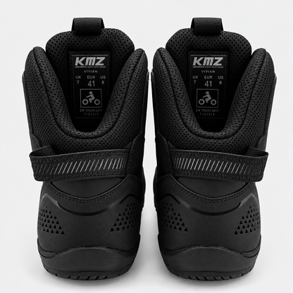 Zapatos Moto Calle Vivian Negro KMZ