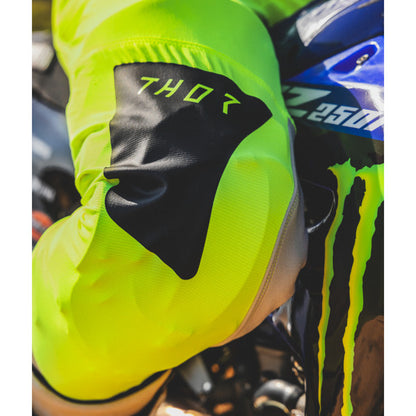 Pantalón Thor Sportmode Riot Blanco/ Amarillo Fluor