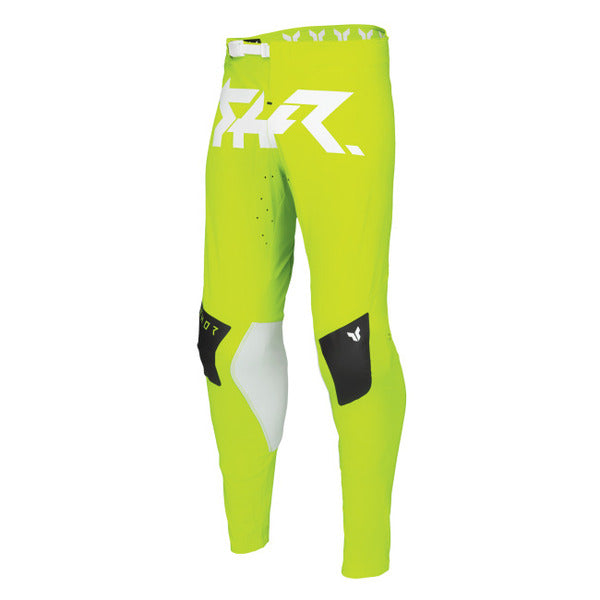 Pantalón Thor Sportmode Riot Blanco/ Amarillo Fluor
