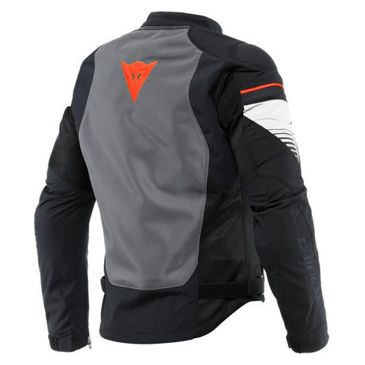 Chaqueta Dainese Air Fast Tex Negro / Gris / Rojo Fluor