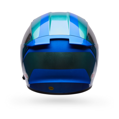 Casco Moto Calle Lithium Mips Plus Blip Azul Bell
