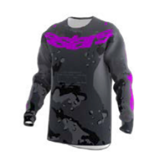 Jersey Alpinestars Racer Lone Gris / Camo / Morado