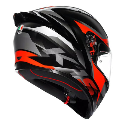 Casco AGV K1 S Fastlap Negro/Gris/Rojo